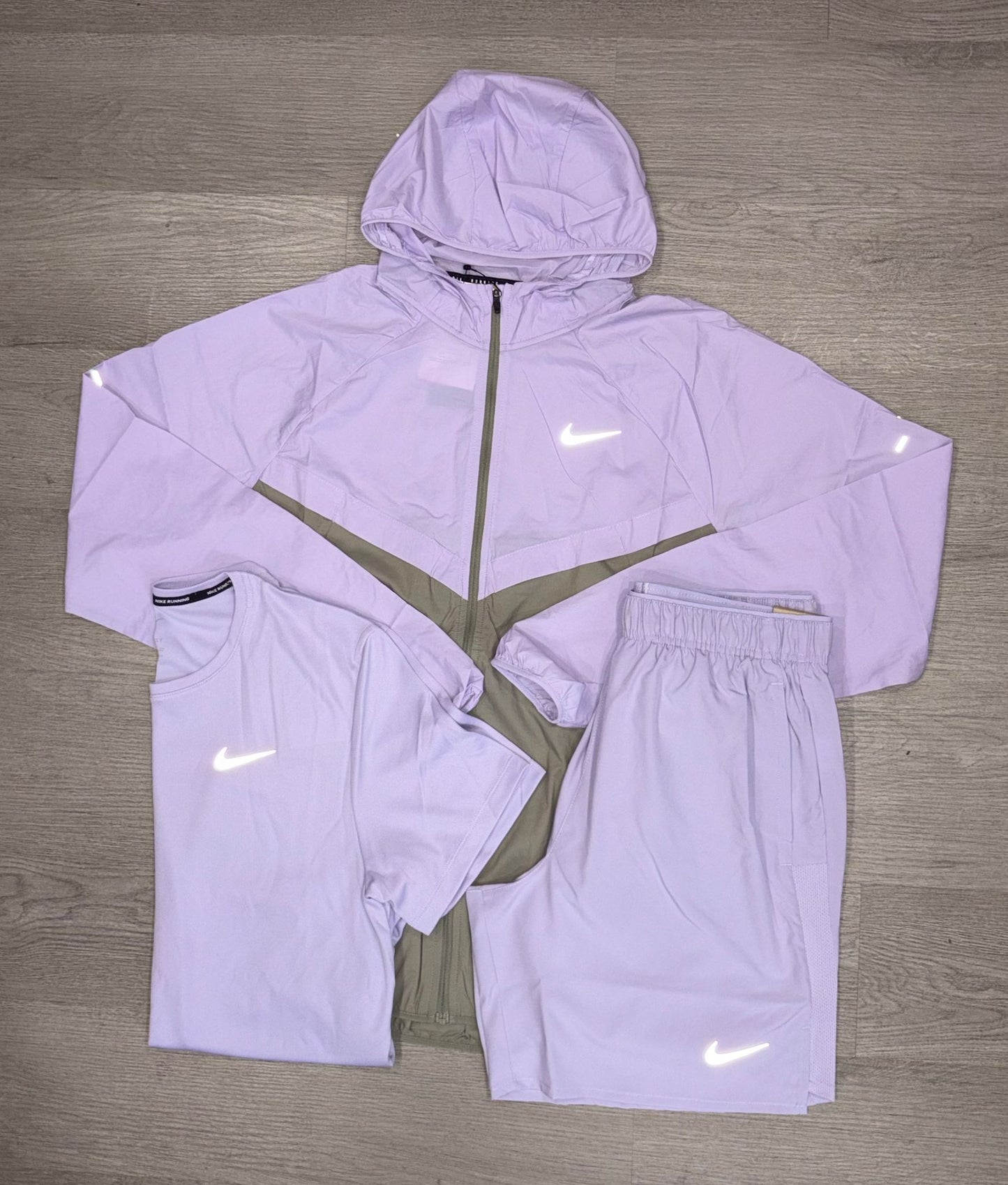Nike Lilac Stride Trio Set